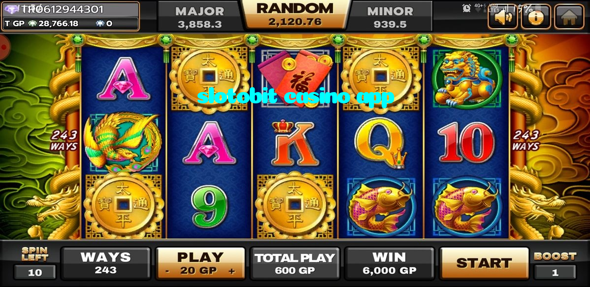 slotobit casino app casino presented on mobile device in Pakistan with slots and live games